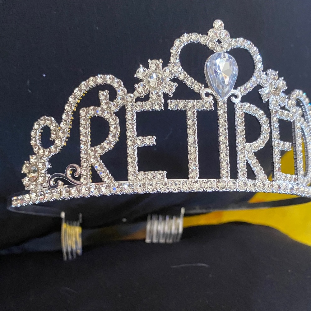 Silver Crystal Tiara Headband - Retired Queen